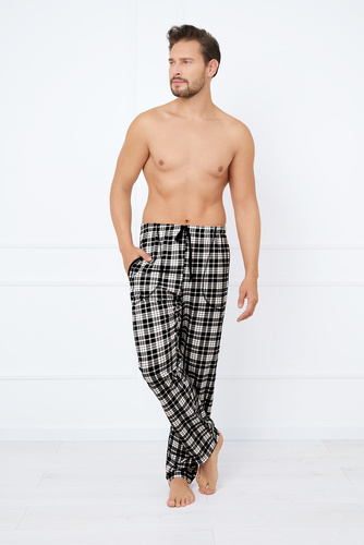 Klark Pantaloni del pigiama da uomo, lunghi Moda italiana - stampa
