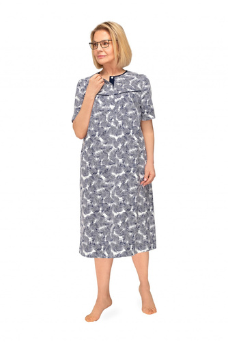 Camicia da notte Bogna I 203 Martel cotone manica corta bottoni 35