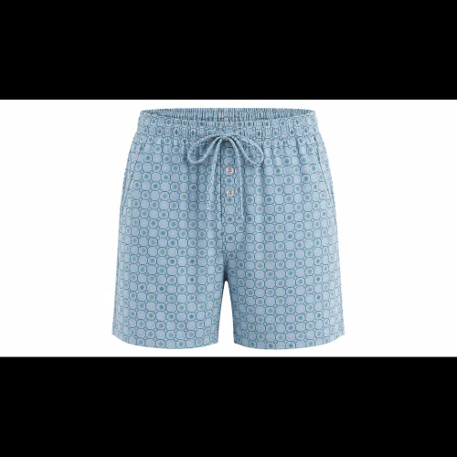 Sesto Senso 2026/02 Pigiama Uomo Corto Blu 100% Cotone
