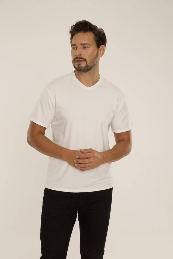 828 Chandler t-shirt De Lafense - ecrù