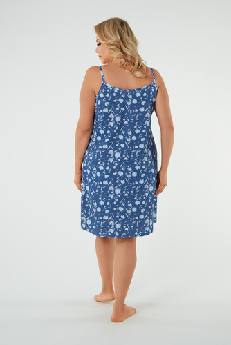 Camicia da notte a tulipano, cinturino stretto Moda italiana - stampa