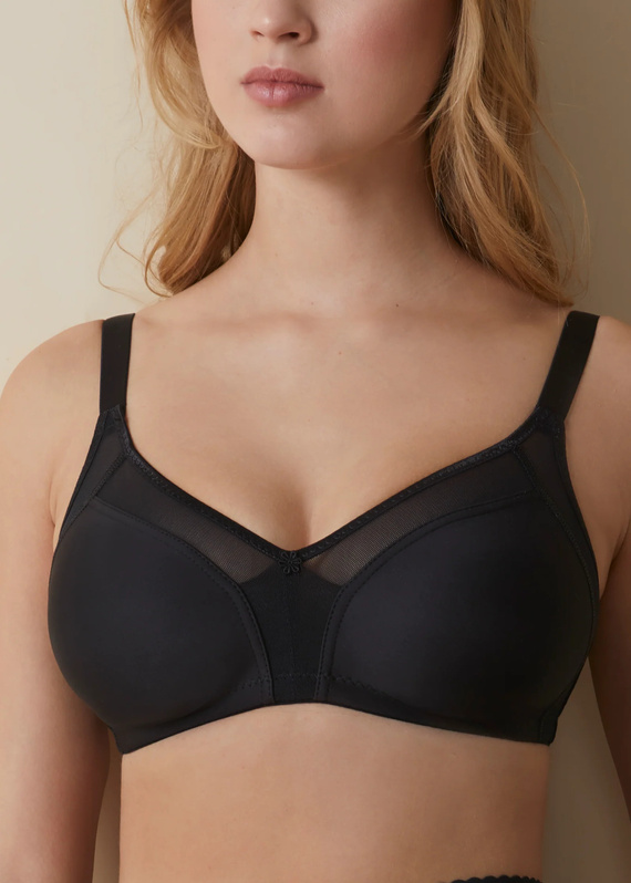 Estella Selene Soft Bra Nero - Morbido senza ferretto, comfort quotidiano