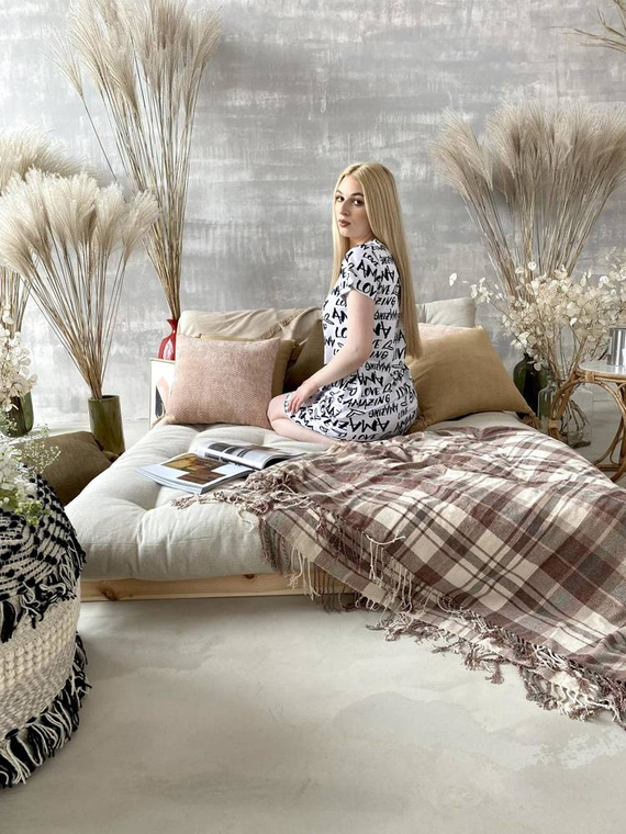 645 Incredibile camicia da notte Forex - bianco-verde