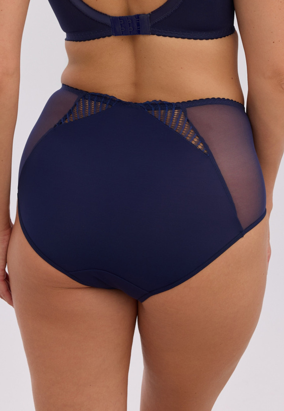 GFP 1365 Brigitta Gaia Slip Donna in Pizzo Blu Navy Comfort