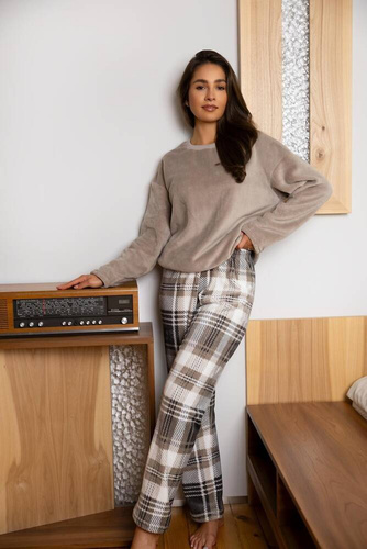 Pigiama Milou II , tuta da ginnastica Sensis donna - beige