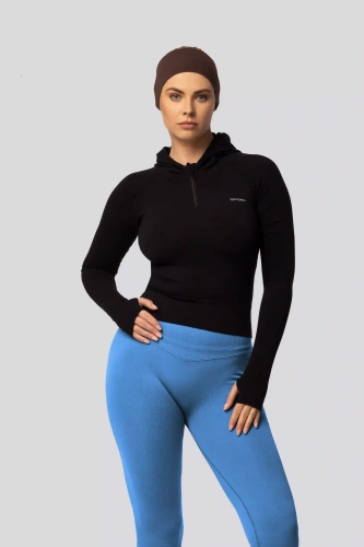 Leggings push-up Spaio PRO vita alta modellanti coprenti ice blue