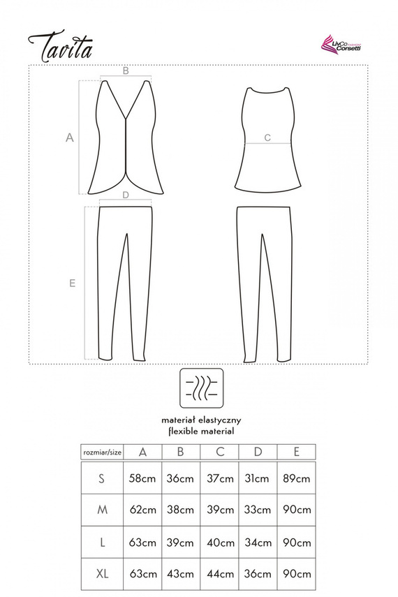 Tavita LC 90042 Pigiama donna LivCo Corsetti Moda