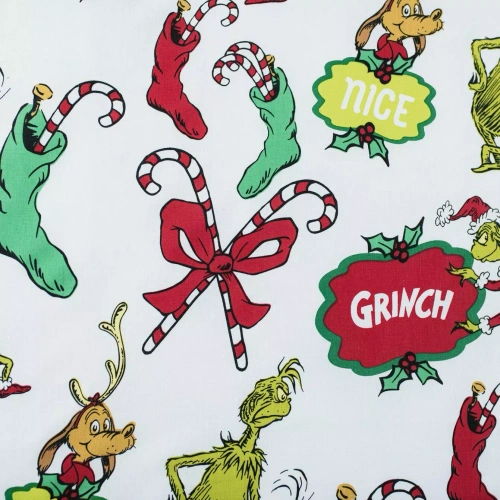Biancheria da letto Grinch Grinchmas JF24 140x200 cotone 100% Grinch castello