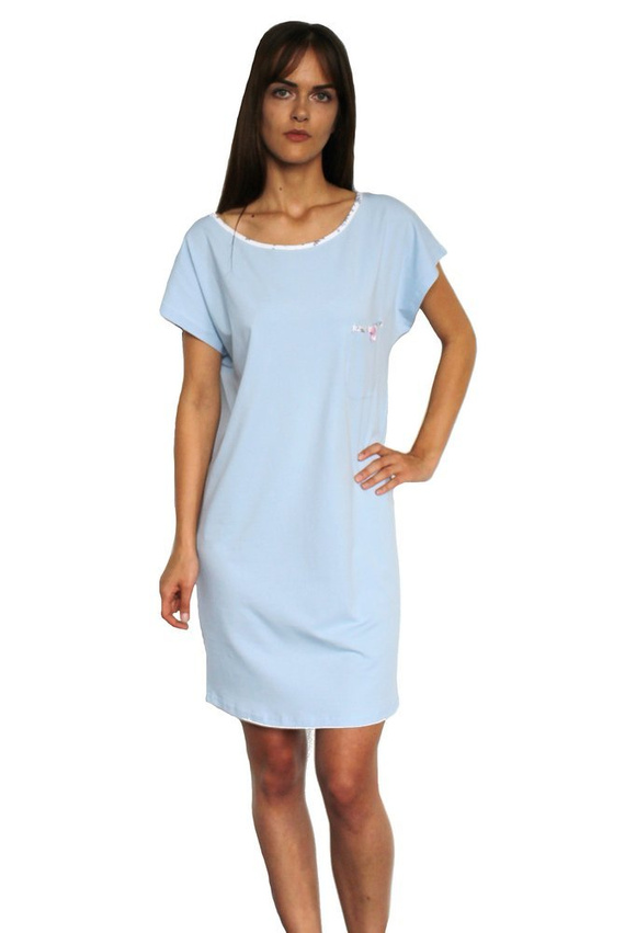 433 Camicia da notte Maribell Forex - blu