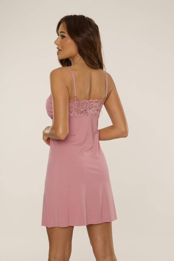 639 Camicia da notte Noela De Lafense - rosa sporco