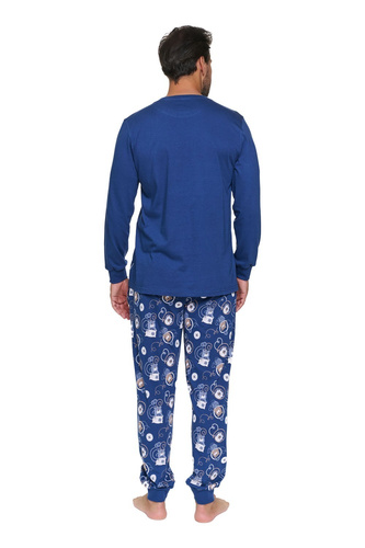 Pigiama Uomo Doctor Nap 7511 Nap Mode 100% Cotone Lunga Homewear