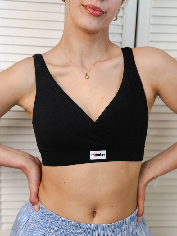 Milk&Love Mombri Klasyk reggiseno allattamento impermeabile black