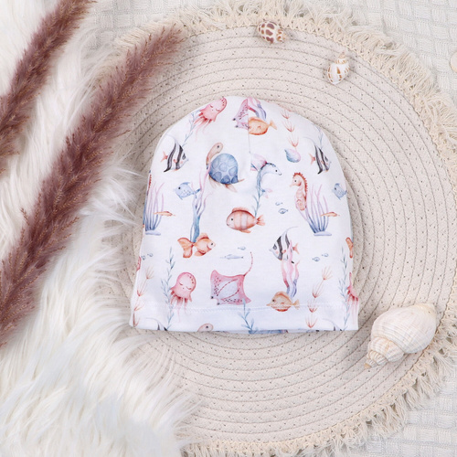 ABN-5491 Cappellino per bambini Nini del mondo sommerso - cotone biologico, delicato sulla pelle