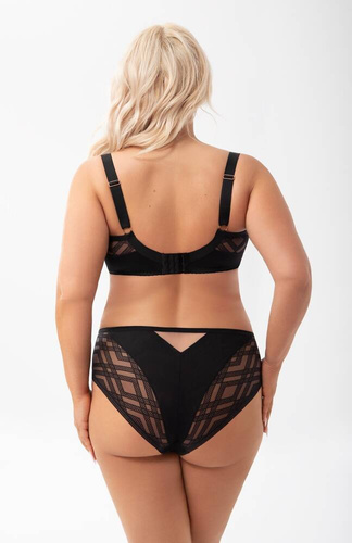 Gorsenia K 897 Estelle Reggiseno nero morbido