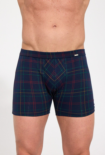 Boxer da uomo Cornette Prime 904/140 blu navy in cotone aderenti