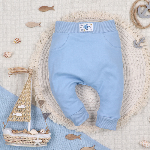 ABN-5457 Sea Of Joy Pantaloni della tuta Nini per bambini - cotone organico, vita comoda