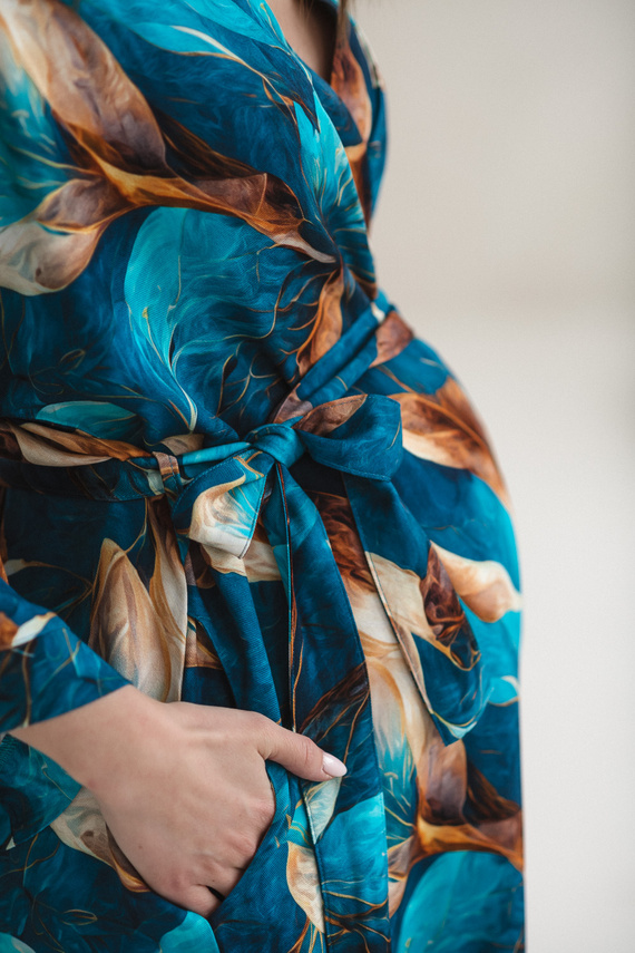 Milk&Love accappatoio premaman bambù 100% viscosa