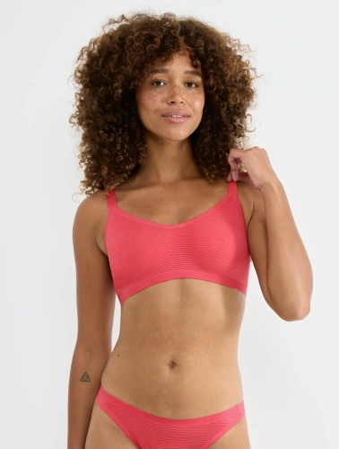 Bralette sloggi ZERO Feel Air senza cuciture, leggera flamingo