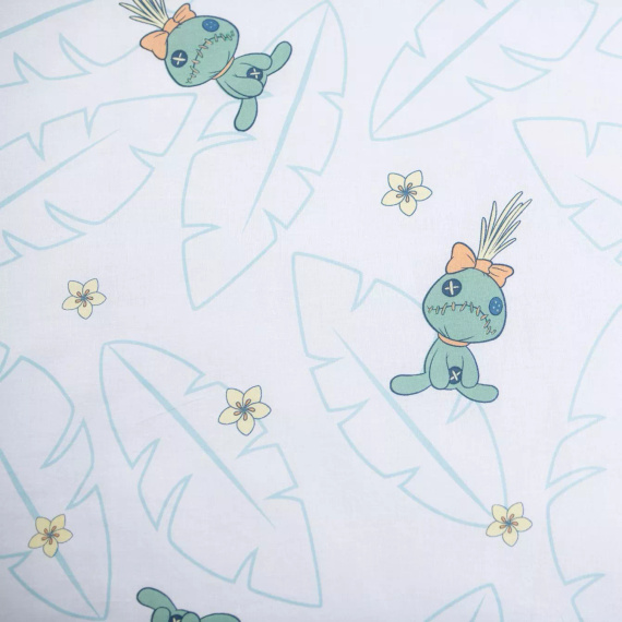 Jerry Fabrics Parure Letto in Cotone Lilo & Stitch Tropical Hugs 100x135 40x60