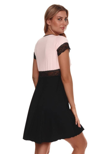 342 Camicia da notte Lupoline - nero