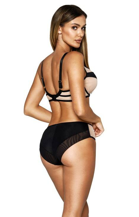 SC-959 Lou II Reggiseno morbido Kinga - nero-beige