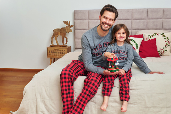 7345 Pigiama per bambini Grigio scuro Doctor Nap - 100% cotone