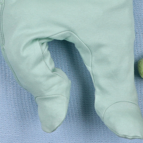 ABN-5568 Dino Explorer Nini, pigiama per neonato in cotone biologico, chiusura con bottoni a pressione