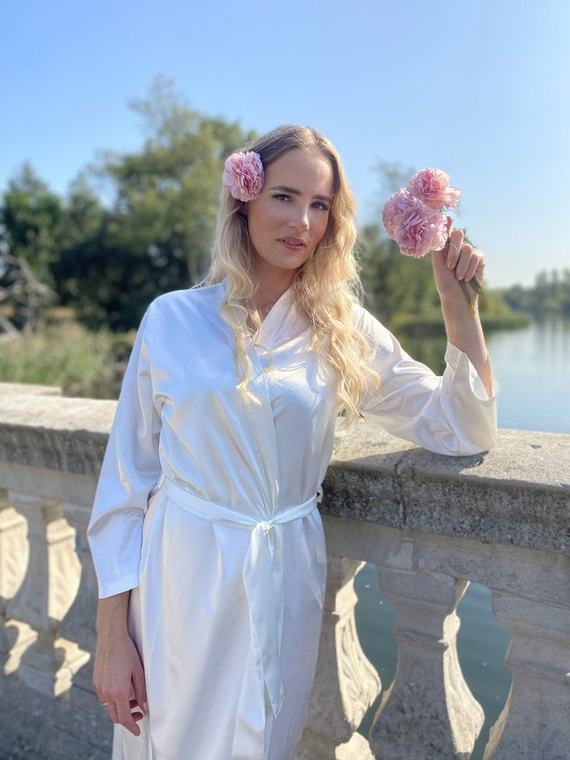 798 Vestaglia classica da donna Forex - perla