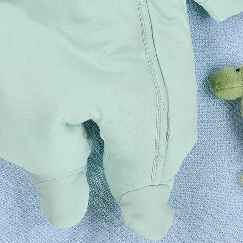 ABN-5578 Dino Explorer Tuta per neonati in cotone biologico riscaldata di Nini - ecologica e sicura