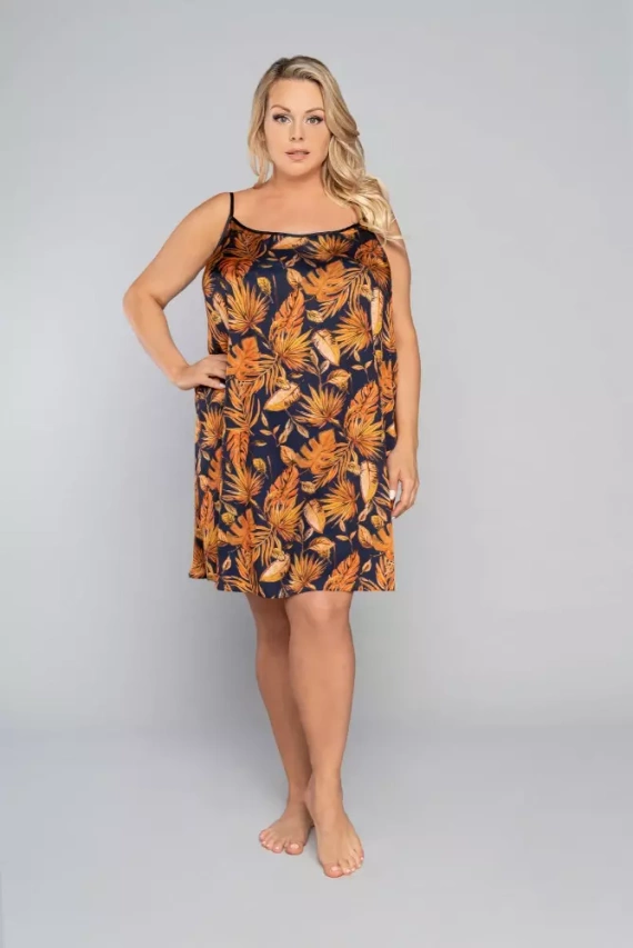 Camicia Monstera da donna, slim-fit Italia Fashion - stampa