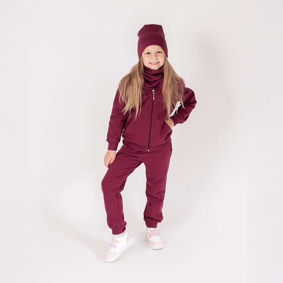 217272 Felpa Alisa Nicol - cotone, bordeaux