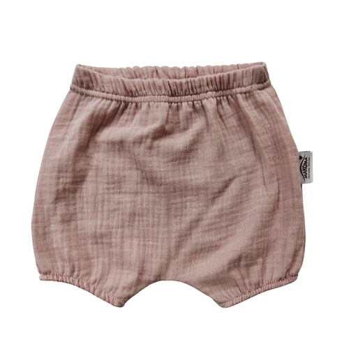 Baby Bloomers Just Muslin 40235R Makoma rosa - mussola 100% cotone, con elastico
