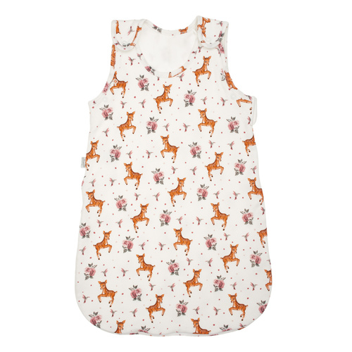 216043 Sacco nanna Lala Nicol - 100% cotone, disegno di uccelli e sarnie