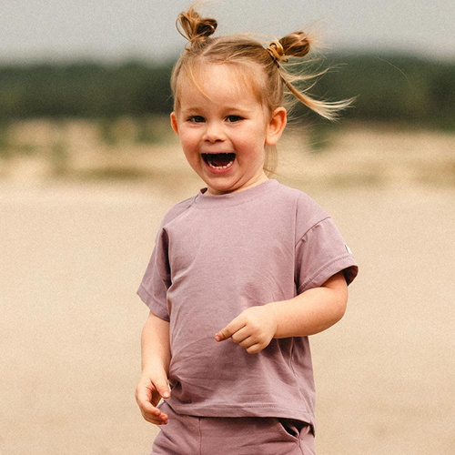 T-shirt bambino oversize Eevi Simply Comfy 100% cotone