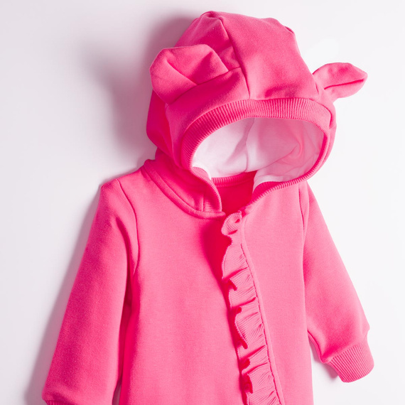 Nicol Tosia 225271 Tuta in Felpa per Bambina Rosa + Scarpine Antiscivolo