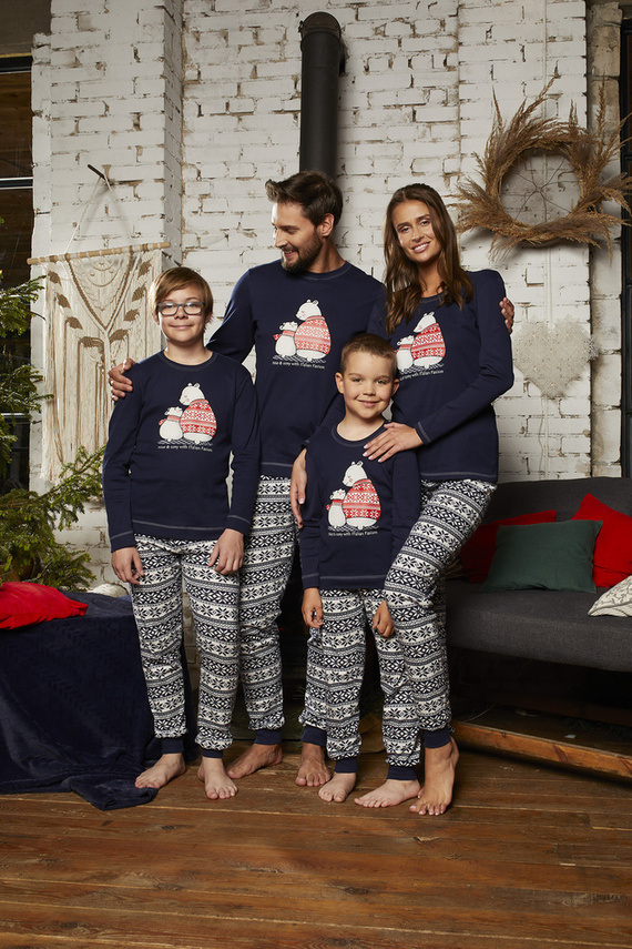 Arktyka Pigiama uomo Moda italiana - blu navy