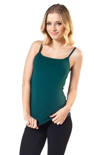 Camicia Ibiza da donna con spalline strette Moda italiana - rosa