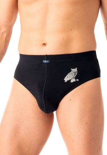 Slip uomo MPP 703 B25 Key grigio nero - cotone, confezione da 2 pezzi, comfort e stile