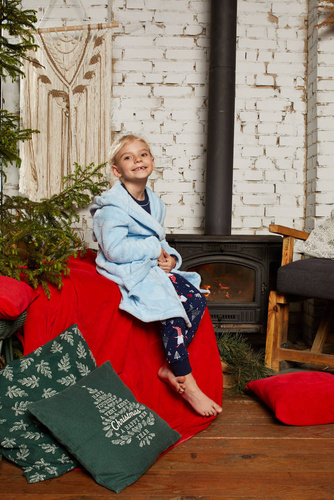 Misti Accappatoio per bambina Italian Fashion - blu