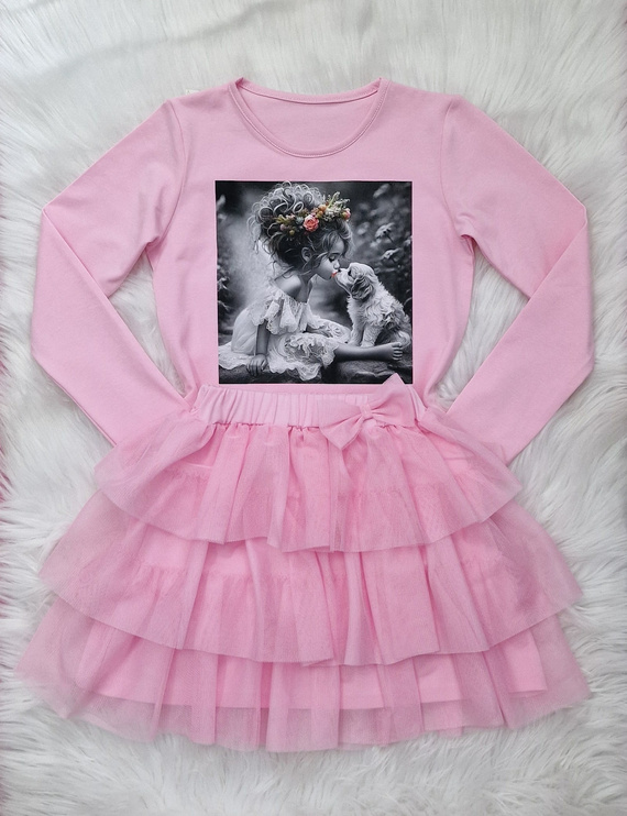 Camicetta Kiss Baby Bambarillo jersey rosa | Comfort e stile