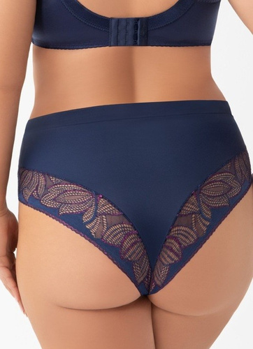 K 971 Astrid Mutandine da donna Gorsenia - blu navy, pizzo e tulle
