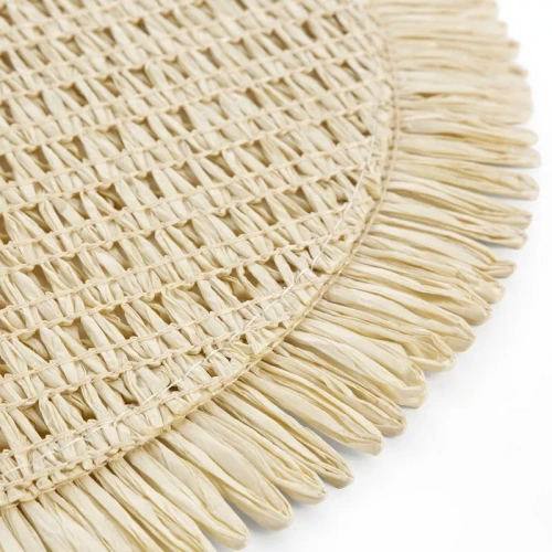 Sottopiatto Eurofirany elegante tovaglietta da tavola glamour Joan beige