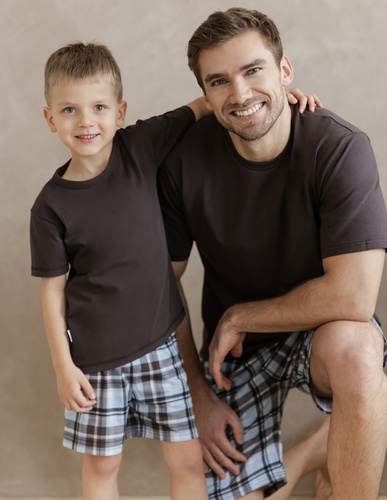 Taro 3578 Marcello pigiama uomo cotone marrone