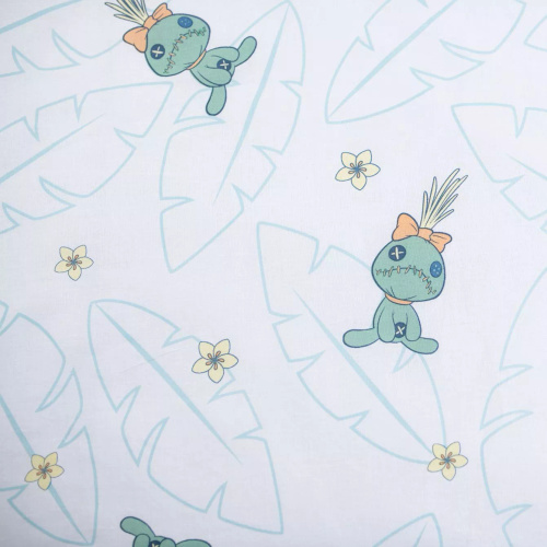 Jerry Fabrics Parure Letto in Cotone Lilo & Stitch Tropical Hugs 100x135 40x60