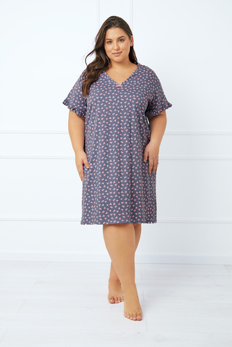 Camicia da donna Lotte a maniche corte Moda italiana - stampa