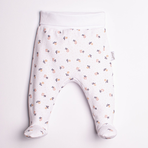220009 Pantaloni neonato "Ola" Nicol – cotone morbido con piedini
