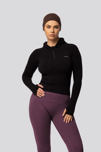 Leggings push-up Spaio PRO vita alta modellanti coprenti plum