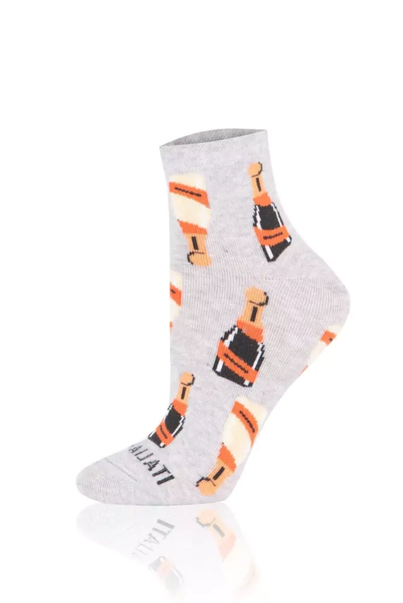 S153Z Prosecco Calzini Moda Italiana - melange chiaro