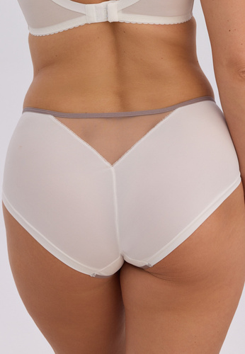 Gaia GFP 1356 Judith slip donna classici ecru grigio con ricamo