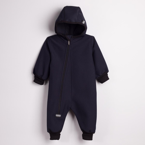 Tuta bambini Nicol 229084 Softshell con pile blu navy